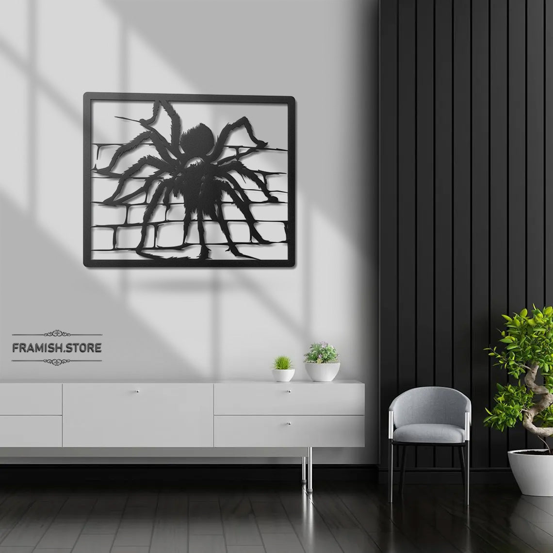 SPIDER || METAL FRAME WITH LIGHT