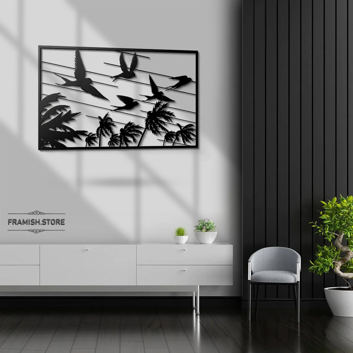 PIGON || METAL FRAME WITH LIGHT