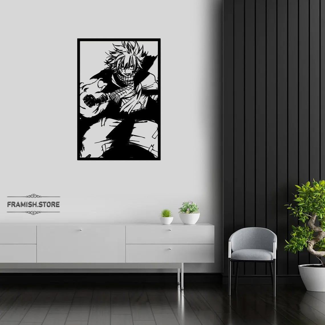 GOKU ANIME||METAL FRAME WITH LIGHT