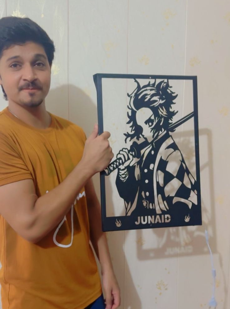 CUSTOM ANIME FRAMES WITH YOUR NAME