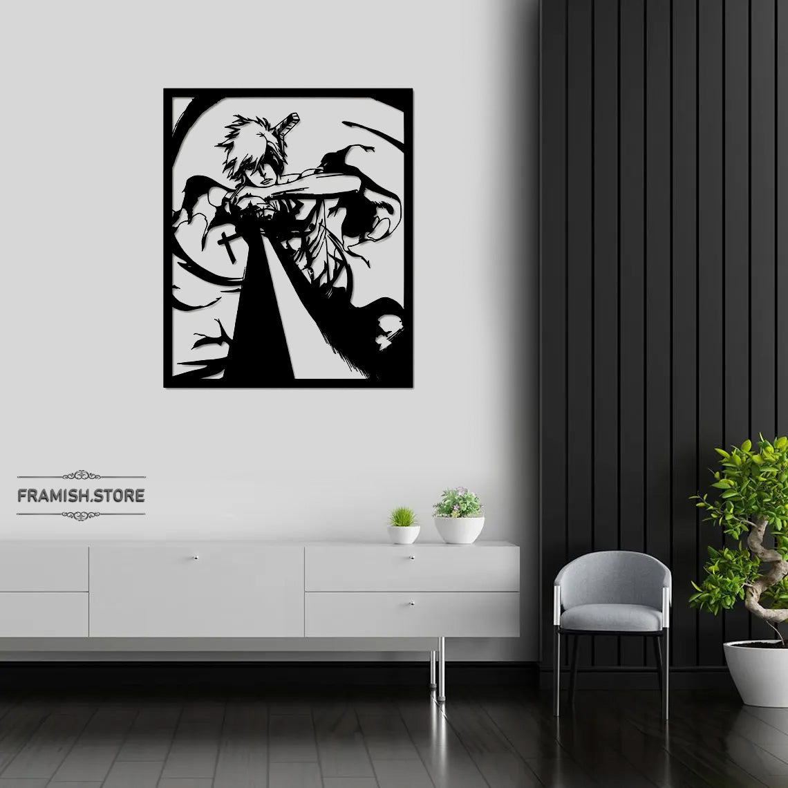 ANIME||METAL FRAME WITH LIGHT