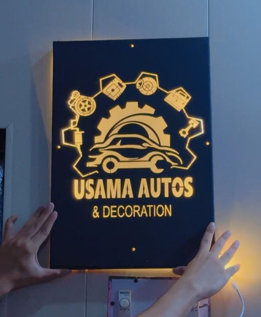 Custom Metal LED Logo Frame