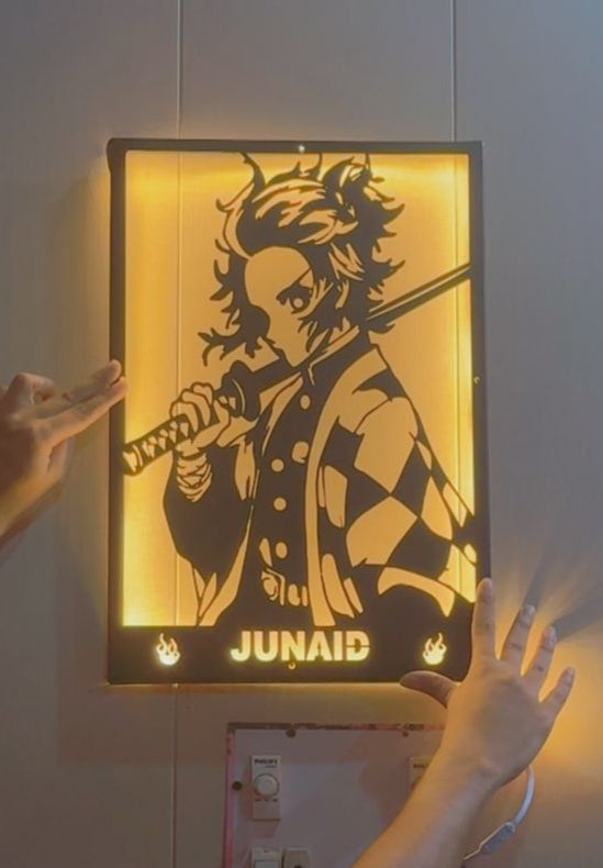 CUSTOM ANIME FRAMES WITH YOUR NAME